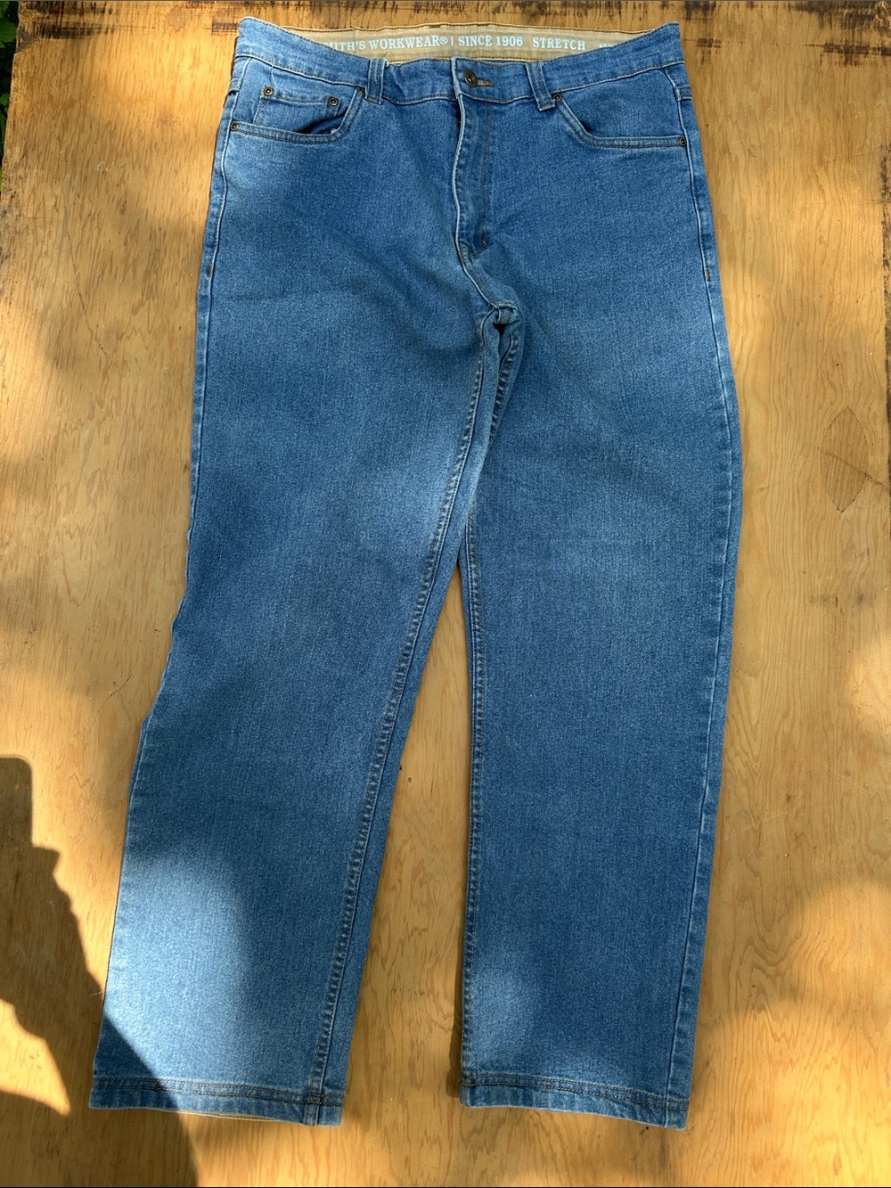 Classic Straight-Leg Blue Jeans — Comfortable Everyday Denim